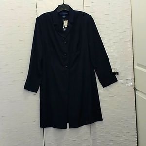 Navy Blue Coat Dress Coat